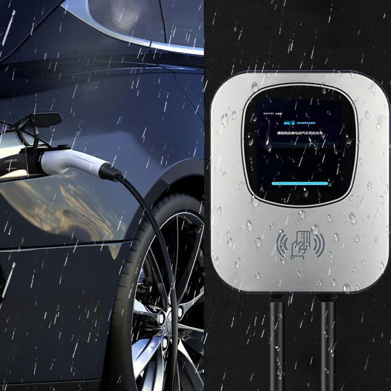 Ενιαίος τύπος της EV φάσης πυροβόλων όπλων 32A 3 μπόξερ τοίχων - τοίχος 2 φορτιστών που τοποθετείται