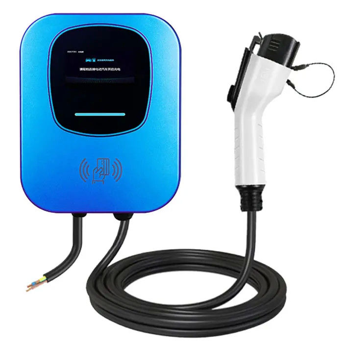Προσαρμόστε τοποθετημένο EV χρωμάτων 11kw το γρήγορο σταθμό χρέωσης χρέωσης τοίχος για το σπίτι