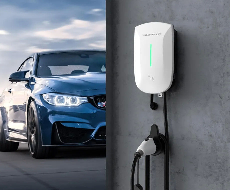 Αμερικανικό Πρότυπο 240V RFID Κάρτας Ελέγχου Στον τοίχο τοποθετημένο σταθμό φόρτισης EV για το σπίτι