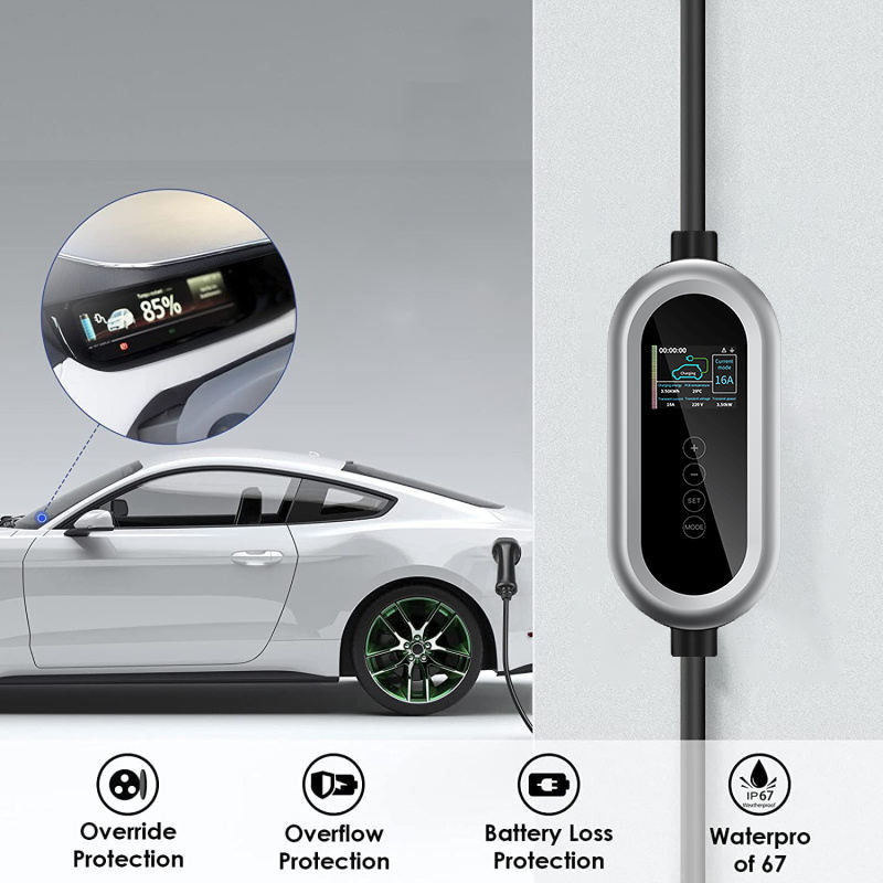 230V τύπος - εμπορικός φορτιστής αυτοκινήτων ενιαίας φάσης 2 ηλεκτρικός για το τέσλα