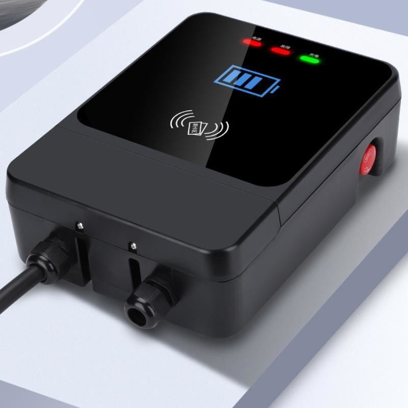 GBT 7kw Single Gun 4.3-Inch Screen 220V Wall EV φορτιστή με κουμπί έκτακτης ανάγκης