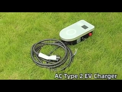 Ο τοίχος καρτών ισχυρών κτυπημάτων εγχώριων 22kw κιβωτίων εναλλασσόμενου ρεύματος τοποθέτησε το σταθμό χρέωσης της EV με App